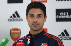 Mikel Arteta Says He Is Confident Arsenal Will Beat Southampton Tonight